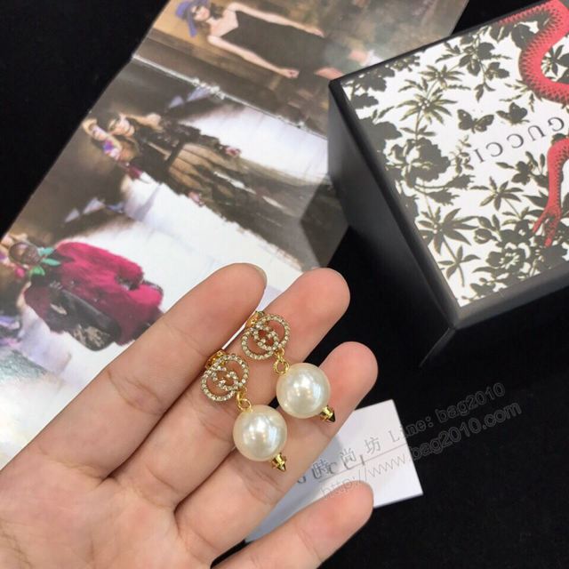 GUCCi飾品 古馳耳飾耳環 Gucci古馳珍珠耳釘  zgbq1207